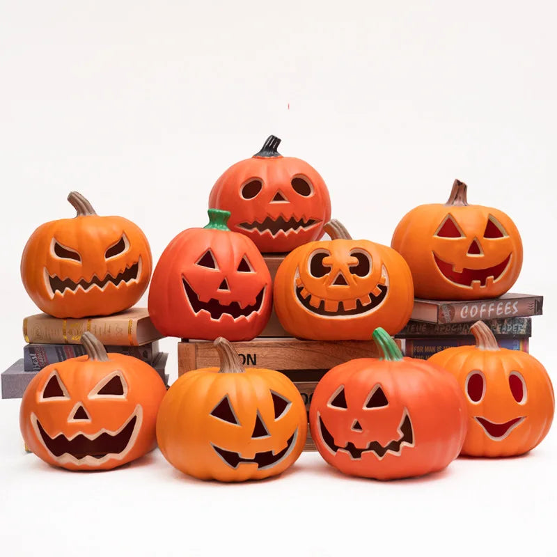 Pumpkins Lamp Halloween Decoration for Home Yard Garden Outdoor Decor Hallowen Horror House Skull Party Props Glow in the Dark