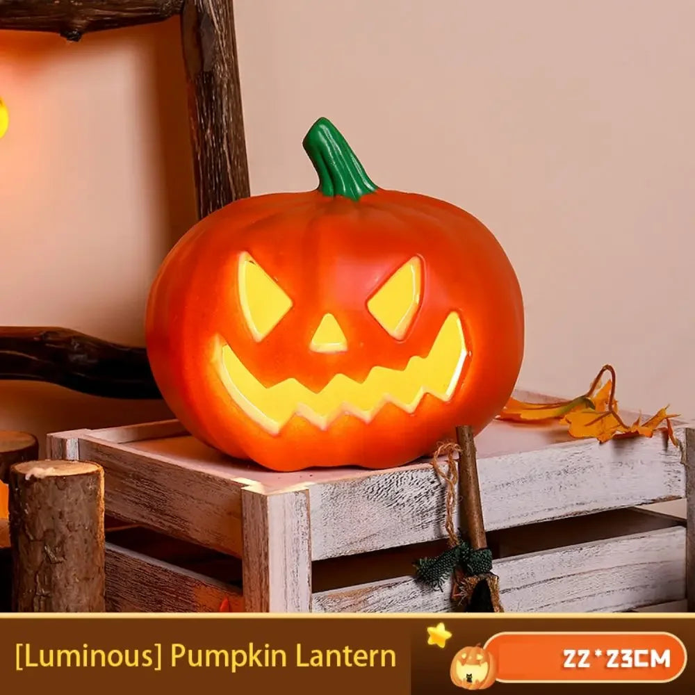 Pumpkins Lamp Halloween Decoration for Home Yard Garden Outdoor Decor Hallowen Horror House Skull Party Props Glow in the Dark