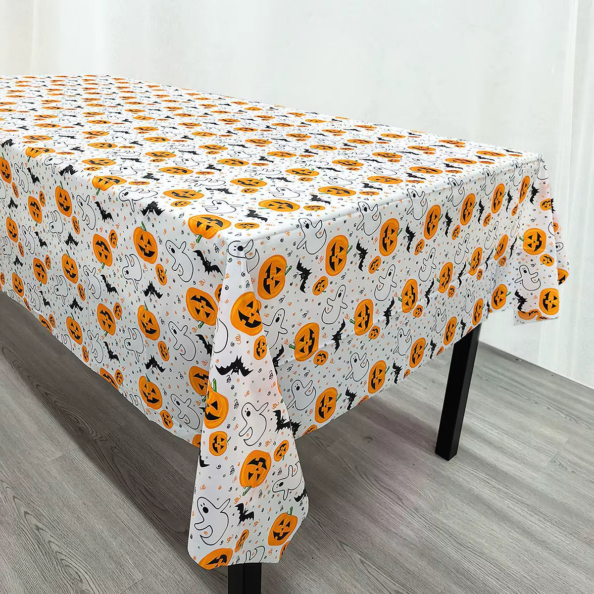 Halloween Terror Pumpkin Ghost Decoration Tablecloths,For Halloween Party DIY Table Decoration Supplies