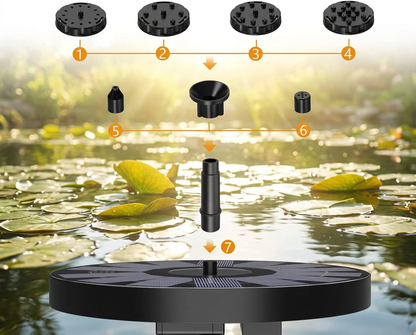 Domusse™ Fontana solare circolare