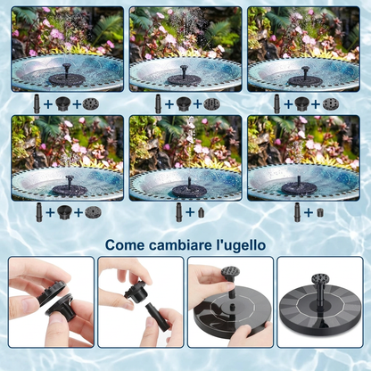 Domusse™ Fontana solare circolare