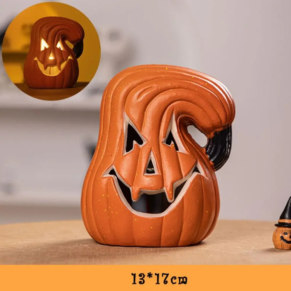 Pumpkins Lamp Halloween Decoration for Home Yard Garden Outdoor Decor Hallowen Horror House Skull Party Props Glow in the Dark