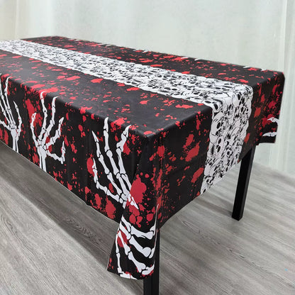 Halloween Terror Pumpkin Ghost Decoration Tablecloths,For Halloween Party DIY Table Decoration Supplies