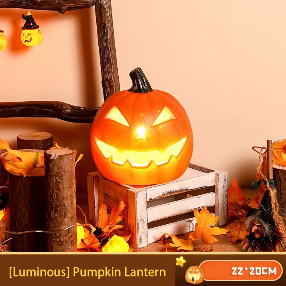 Pumpkins Lamp Halloween Decoration for Home Yard Garden Outdoor Decor Hallowen Horror House Skull Party Props Glow in the Dark