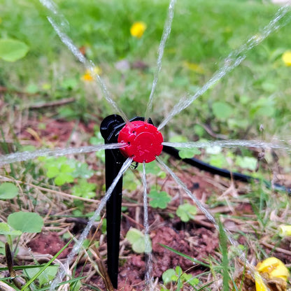 Micro Drip Irrigation System Portable 20M Automatic Watering with Adjustable Drippers Misting Watering Kits Garden Hose