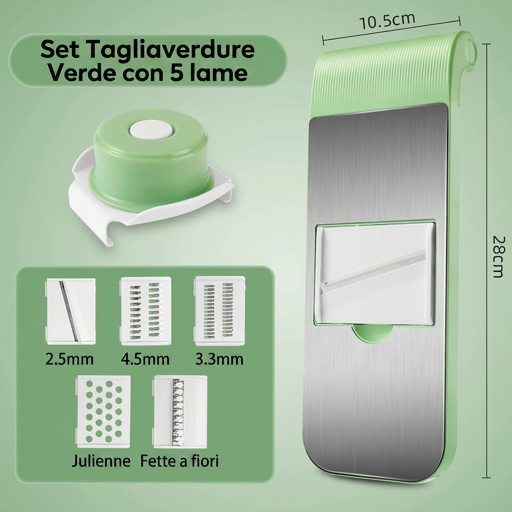 Domusse™ Tagliaverdure da cucina in acciaio inossidabile